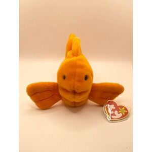 Ty Beanie Babies Goldie the Goldfish 4023 Orange Plush Vintage 1994 with Tags